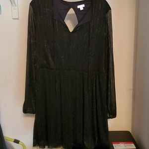 Xhileration black glitter dress